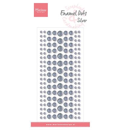 Marianne Enamel dots "Silver" 156stk